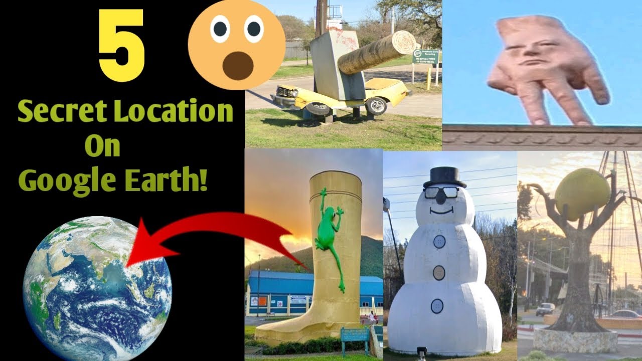 I Found 5 Amazing Secret Location On Google Earth Google Map Youtube