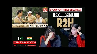 Story of Three Engineer | REACTION | Round2Hell | R2H | AYESHA ASLAM REACTION | ACHA SORRY REACTION