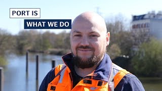 Drone use in the port - inspection from the air