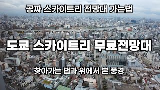 도쿄 스카이트리 무료 전망대 가보기