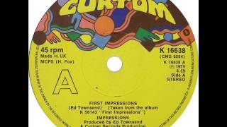 Impressions    First Impressions.  1975.