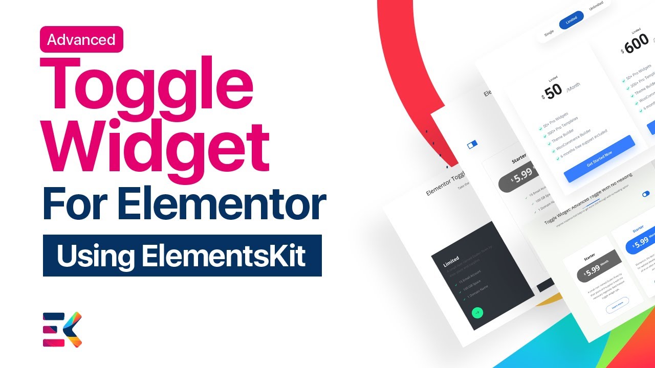 How To Use Advanced Toggle Widget On ElementsKit | ElementsKit Addons ...