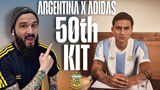 The New Argentina x Adidas 50th Anniversary Kit! (Football Shirt Review)