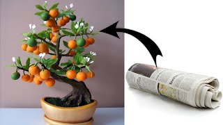 Home Decorating Ideas | Best Out Of Waste | DIY Showpiece | Handmade Bonsai Tree | Paper Craft Idea