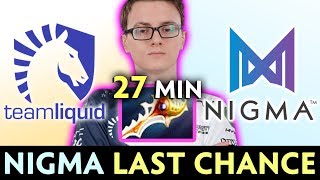 Miracle LAST CHANCE 27 min RAPIER — NIGMA vs LIQUID