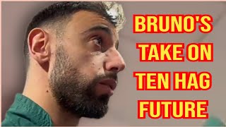 MUFC 🚨 "IT'S NOT OUR JOB." 🙄 BRUNO FERNANDES INTERVIEW on TEN HAG FUTURE at Manchester United