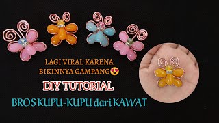 Lagi Viral❤️ BROS KUPU-KUPU DARI KAWAT. Gampang! IDE BISNIS easy jewellery making