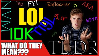 A COMPLETLY ACCURATE GUIDE, TO INTERNET abbreviation / ACRONYMS (Top Ten text Message Lingo )