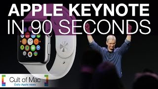 Apple Keynote in 90 Seconds