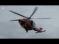 new irish coast guard aw189 rescue115 takeoff from uhg 21 12 24 amazing helicopter aviation