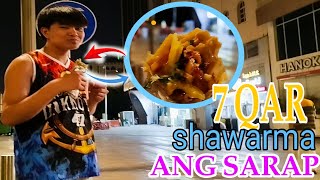 ANG SARAP WORTH IT  7QAR  SHAWARMA | ARWIN CHANNEL #shawarma  #shawarmaroll  #food #foodie