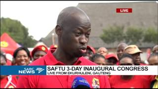 SA Federation of Trade Unions inaugural Congress enters day 3