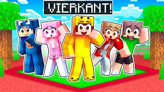 Laatste Die De VIERKANT Verlaat WINT! (Minecraft)