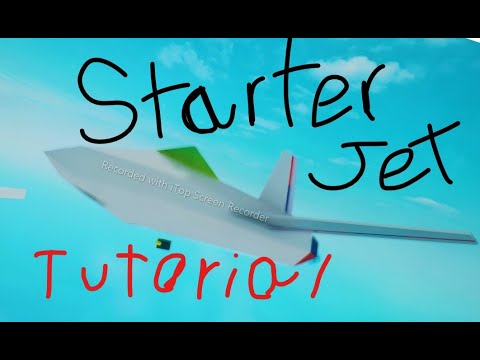 Roblox Starter Jet Tutorial Plane Crazy Youtube