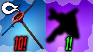 top 10 fortnite pickaxes ranking all fortnite pickaxes fortnite battle royale rankings - every fortnite pickaxe ranked