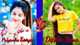 Priyanka mongia vs dipika Rana status video 💞#priyankamogia #dipikarana