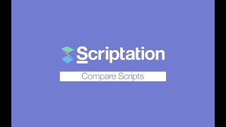 Compare Script Revisions | Scriptation Tutorial