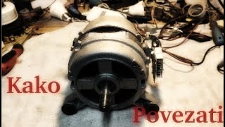 Kako povezati motor ves masine na 220