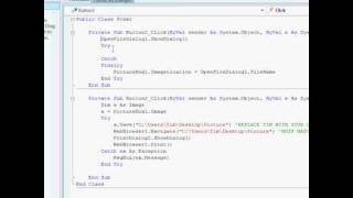 How To Print Pictures In Visual Basic 2008
