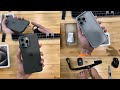 iPhone 15 pro max Natural Titanium Rhinoshield CrashGuard Utility Crossbody Lanyard Black unboxing