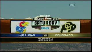 2009 Colorado Buffaloes vs #17 Kansas Jayhawks | FSN Broadcast