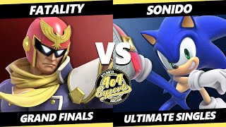 4o4 Smash Night 25 GRAND FINALS - Fatality (Captain Falcon) Vs. Sonido (Sonic) SSBU Ultimate