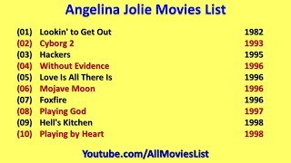Angelina Jolie Movies List