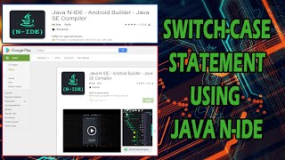SWITCH CASE STATEMENT USING JAVA N-IDE APP | TAGALOG