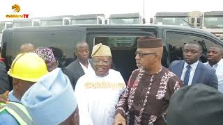 GOV ABIODUN \u0026 WORKS MINISTER DAVID UMAHI, AT THE REHABILITATION OF THE LAGOS-IBADAN DUAL CARRIAGEWAY