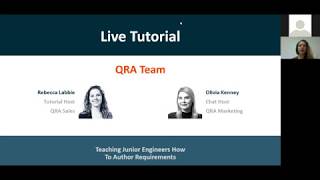 Tutorial Recording   Teaching Junior Engineers How to Author Requirements