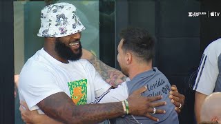 LeBron James Shocks Lionel Messi With Emotional Surprise Greeting In His Inter Miami Debut!