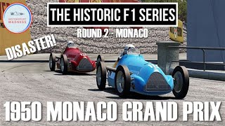 Monaco Grand Prix - Monte Carlo | 1950 Round 2 | Historic F1 Series | Assetto Corsa Gameplay