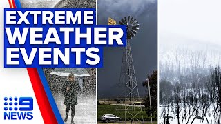 Extreme weather events forecast across Australia | 9 News Australia