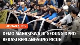 Demo Mahasiswa Tuntut Pengesahan Raperda Perlindungan Perempuan dan Anak Ricuh | Liputan 6