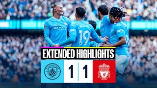 MAN CITY 1-1 LIVERPOOL | Haaland hits 50th PL GOAL in record time! | Extended Hi
