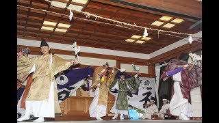 長濱神社夏季大祭2018　国分神楽社『五方礼仕』その１