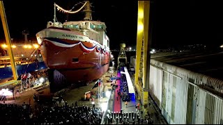 EN VIVO | Botadura del Rompehielos Almirante Viel construido por ASMAR Talcahuano Chile