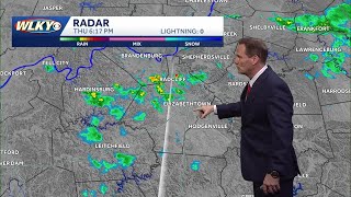 Scattered showers tonight, drier and warm Friday