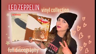 my led zeppelin vinyl record collection | full discography 🖤