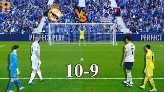 Real Madrid vs Tottham [ Longest Penalty Shootout]  eFootball™ PC Gameplay #judebellingham