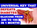 A1c from diabetic levels to 4.7 / The universal key to beating diabetes