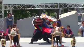 香西下笠居昇龍獅子　～四国の祭り2014