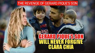 Pique's son rejects Pique's girlfriend "Clara Chia" and is caught on video