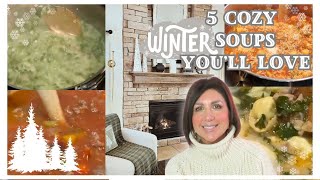 ❄️Cozy Winter Soups Inspired by My Vlogs | 5 Delicious Recipes | 8th Winter Vlog of 2025