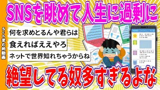 【2chまとめ】SNSを眺めて人生に過剰に絶望してる奴多すぎるよな【ゆっくり】