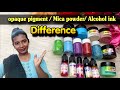 Types of Resin Pigments | Resin pigments difference |Opaque Pigment, Mica Powder, Alcohol Ink