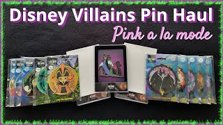 Disney Pin Haul 💀 Disney Villains 💀 Pink a la Mode