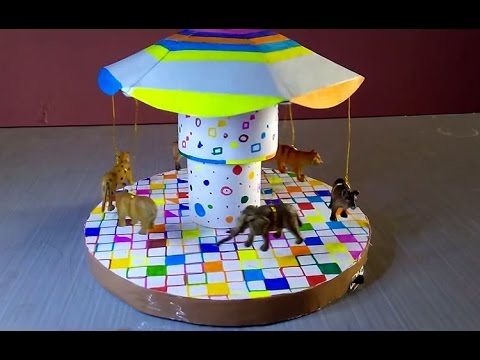 how to make a carousel amusement ride for kids by crazyartline how to make a carousel amusement ride for kids by crazyartline