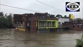 West Bengal: Houses \u0026 buildings partially submerged in Asansol following heavy rainfall in the city