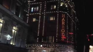 'Harrods' light display is simply stunning at night